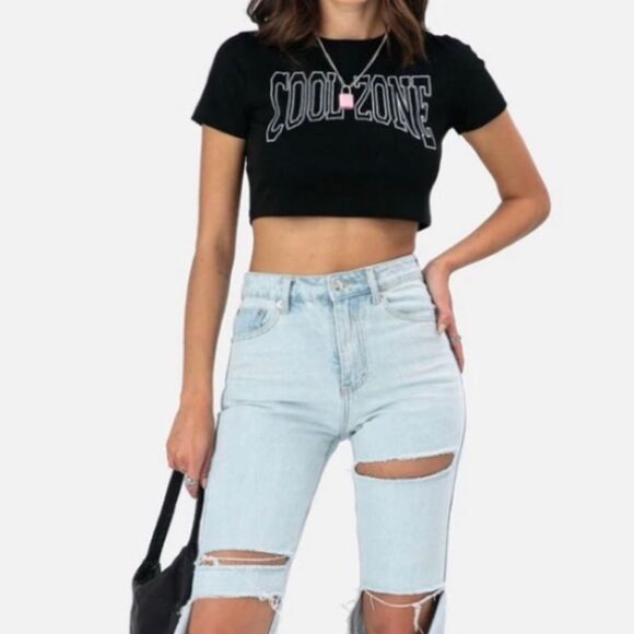 Adika ligh wash Distressed Women Jeans - Picture 6 of 8